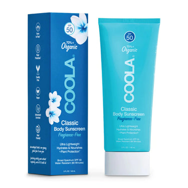 Crème solaire classique pour le corps- sans fragrance FPS 50
