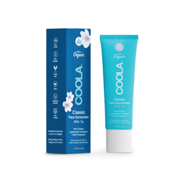 Lotion solaire classique pour le visage- thé blanc FPS50