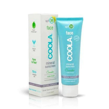 Lotion solaire minérale visage- concombre FPS 30