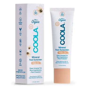 Lotion solaire minérale visage- teintée FPS 30